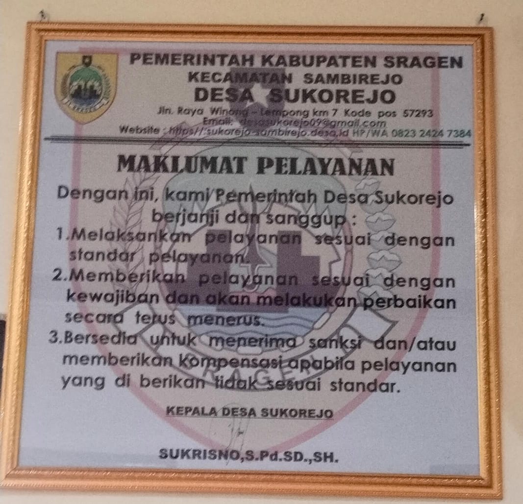 MAKLUMAT PELAYANAN